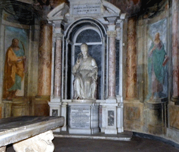 L’oratorio di Santa Barbara nella tranquillità del Celio